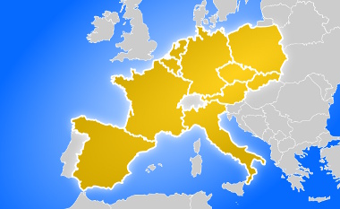 SD Pospiech - mapa dopravy po Evropě